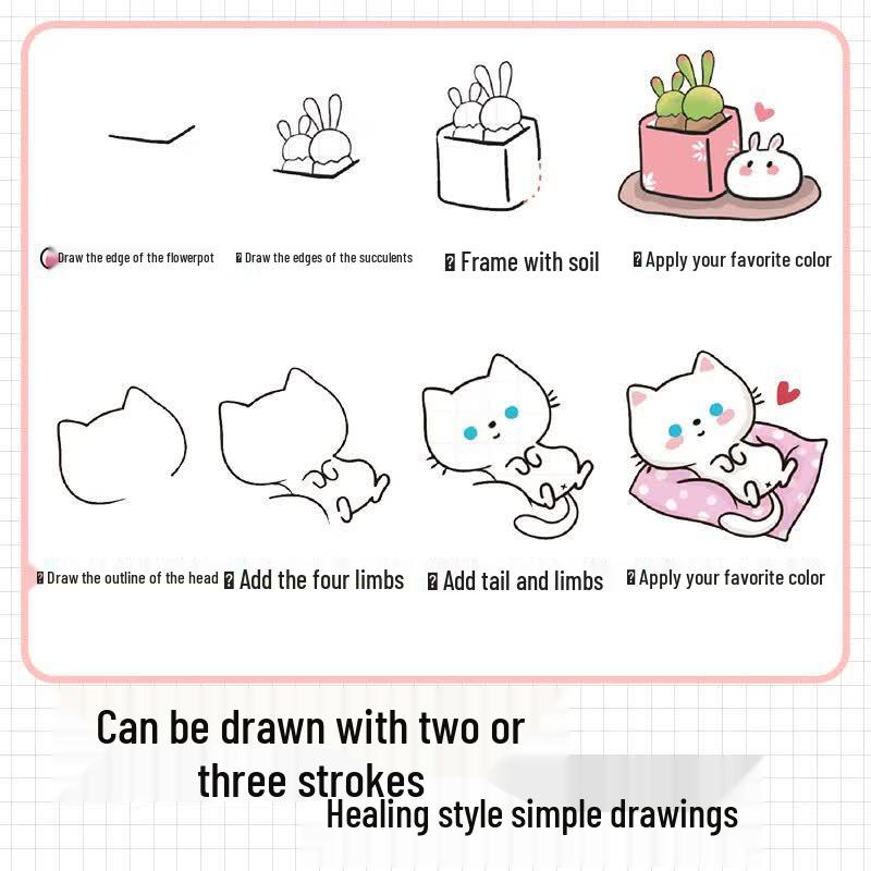 Modian Art: Cute Hand-Ledger Sketchbook