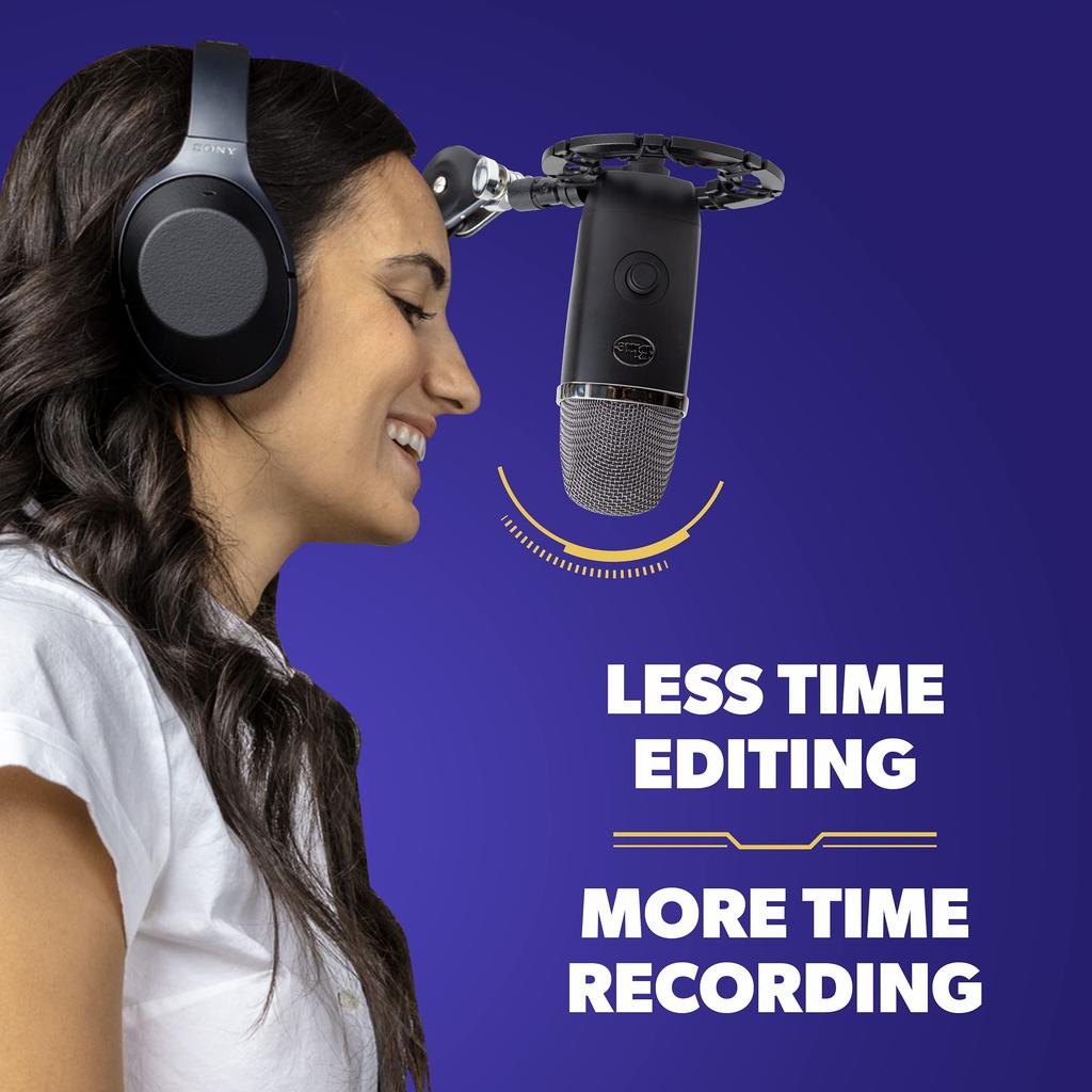 Auphonix Uchwyt amortyzujący do mikrofonów Blue Yeti i Snowball Black,