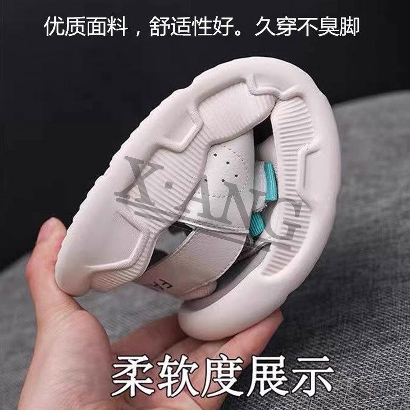 Soft-soled Velcro leather sports sandals women's summer new student versatile flat-bottomed casual beach women's shoes