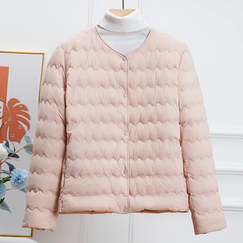 Autumn and Winter New Light Down Jacket Short Fashion Wave Casual Slim Simple Popular Down Jacket