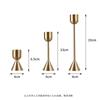 SPRING PLANTING Gold Metal Candlestick Single Head Candlestick for Wedding Dining Party Wedding Decorations