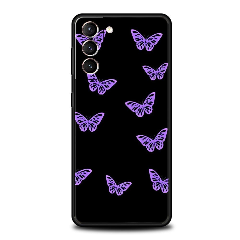 Infinity On Purple Soft Phone Case For Samsung Galaxy S24 S23 S22 S20 Ultra S21 FE 5G S10 S9 Plus S10E S8 20 Silicone TPU Cover
