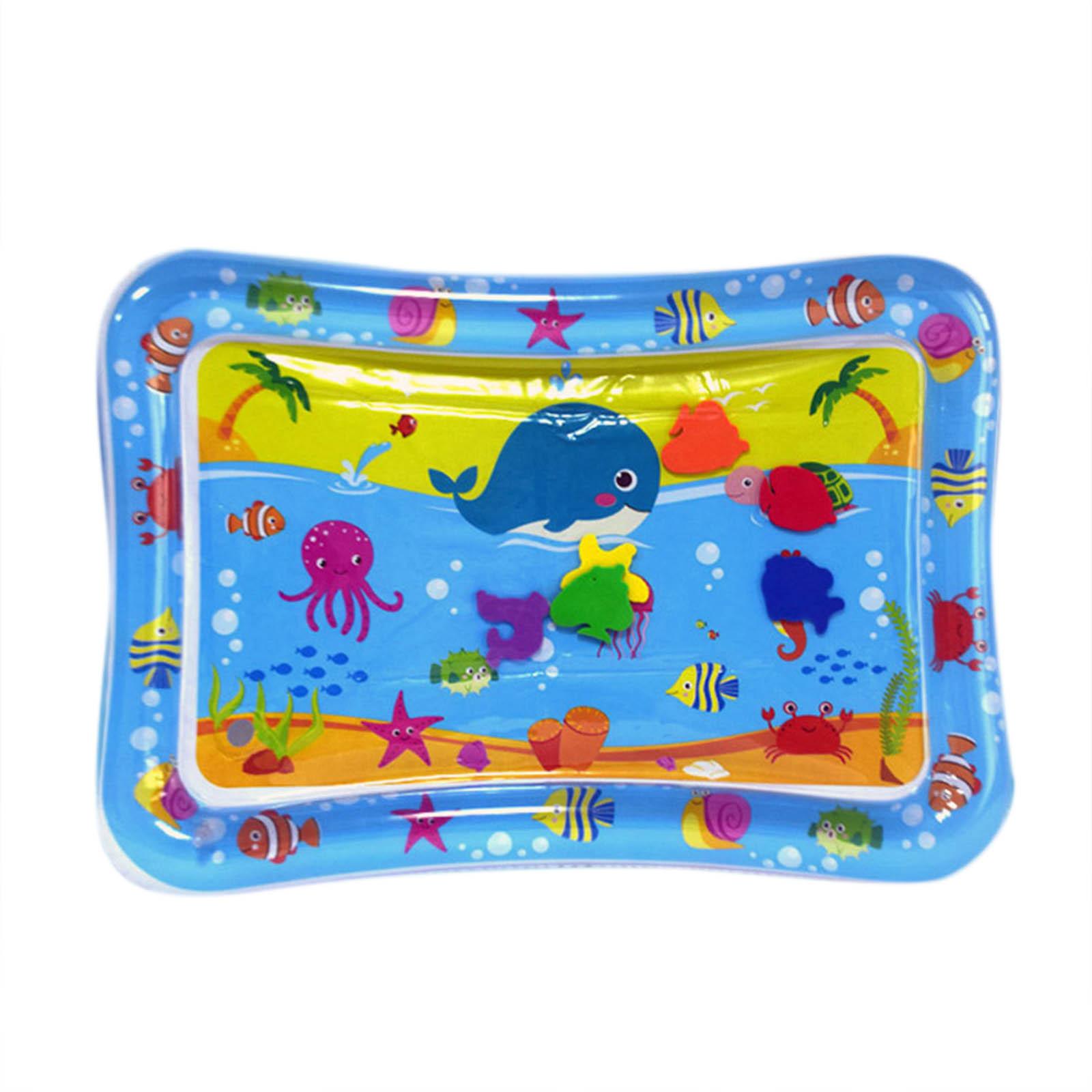 

Надувной детский водный коврик для игрового центра для детей синий