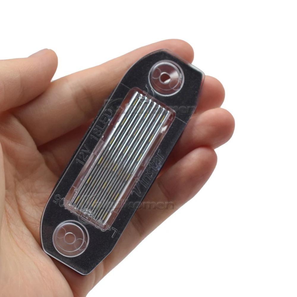 Car-Styling 12V 2 Pcs Car License Plate Number Lights LED Canbus Error Free For Volvo S80 XC90 S40 V60 XC60 S60 C70 V50 XC70 V70