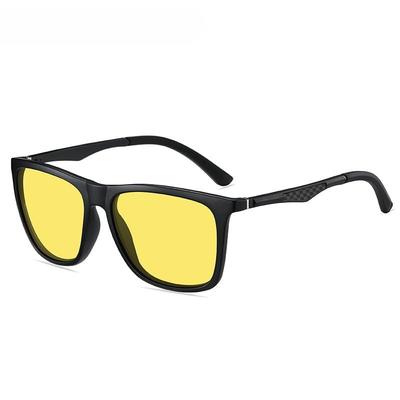 Feisedy Polarized Sunglasses, UV Protection, TAC Lenses, TR90 Frame, 20g, Driving, Nighttime Use, Fashion, Unisex, B1215