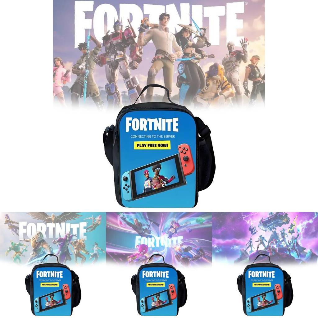 Fortnite School Backpack Set With Oxford Fabric For Middle Grade Students And Breathable Comfort