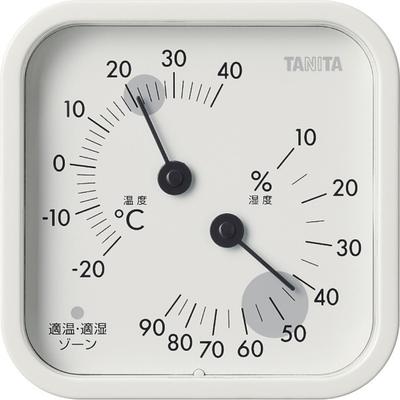 Monitors Indoor Temperature and Humidity At a with Magnetic Closure Thermo-Hygrometer TT-587-IV - Glance, Analog, Wall-mounted, Tabletop,