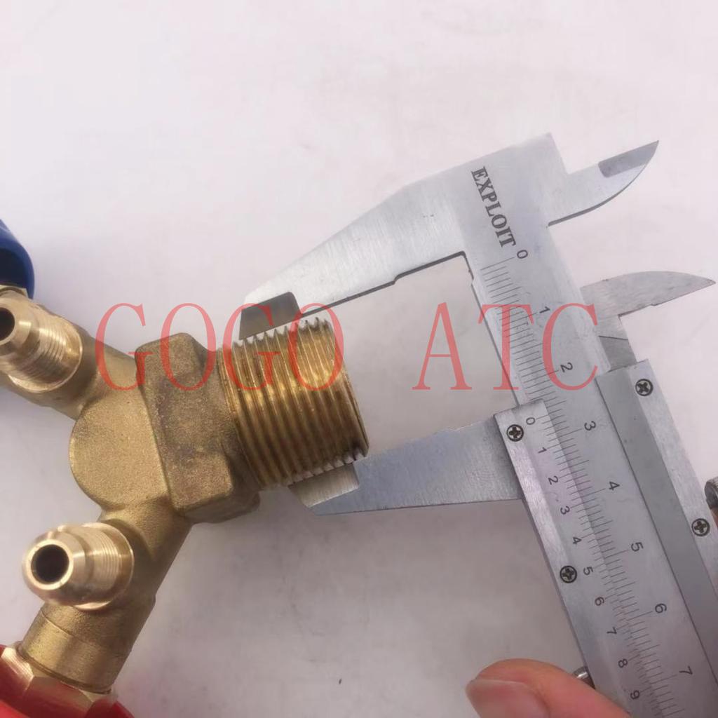 Special cylinder valve for recycling and filling/high and low pressure claw valve/explosion-proof refrigerant bottle mouth valve