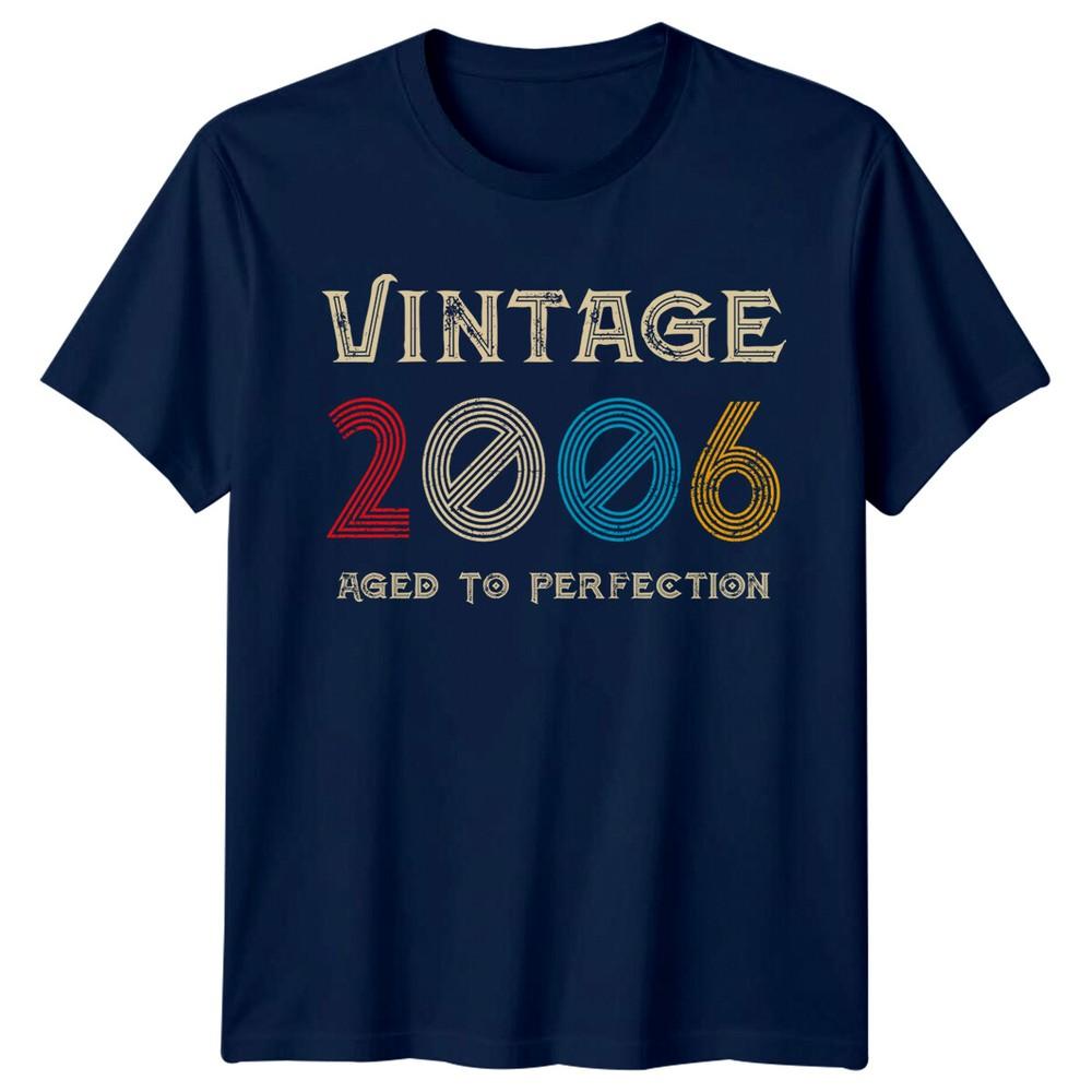 Vintage 2006 Unisexs T Shirt 20th Birthday Gift Aged To Perfection