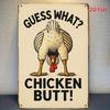 [2D Flat]1pcs 8x12inch Vintage Metal Signs Chicken Coop Tin Sign/metal Wall art/Funny Vintage Plaque Decor, Home Decor