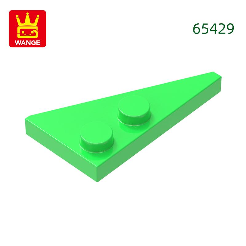 Non-Toxic 196Pcs/Lot 65429 2X4 Wedge Plate Left Pointed Building Blocks Moc Accessories Compatible With Brick Diy Spare Parts To