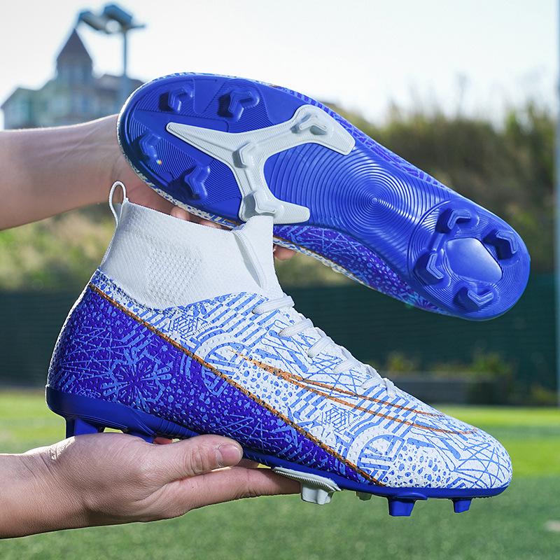 Scarpe da Allenamento da Calcio con Tacchetti Lunghi per Bambini e Bambine - Calzature Professionali da Competizione
