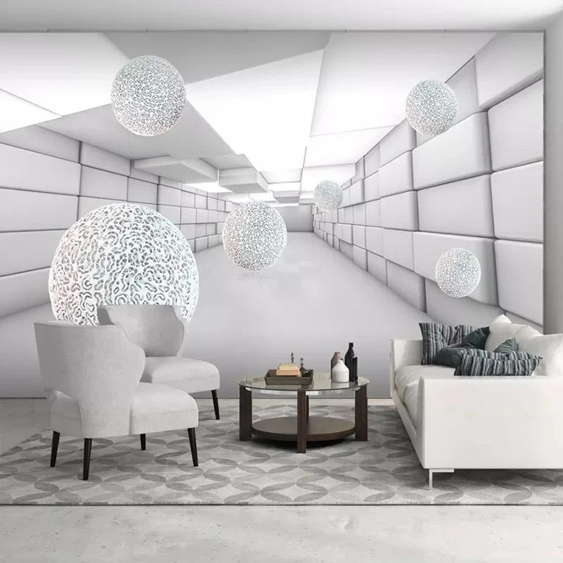 Modern Abstract Photo Wallpaper Geometric Pattern Mural Living Room Study Home Decor Backdrop Wall Papers For Walls