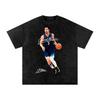Jared McCain OKC T Shirt Graphic JMAC Snow Washed Oversized Cotton Tee