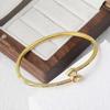 European and American Fashion Light Luxury Geometric Open Bracelet Women's Niche High-end Jewelry