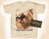 T-shirt Inception V2 Colore Naturale Vintage T-shirt da Uomo Stampa Digitale DTG TAGLIE S M L XL 2XL 3XL 4XL 5XL
