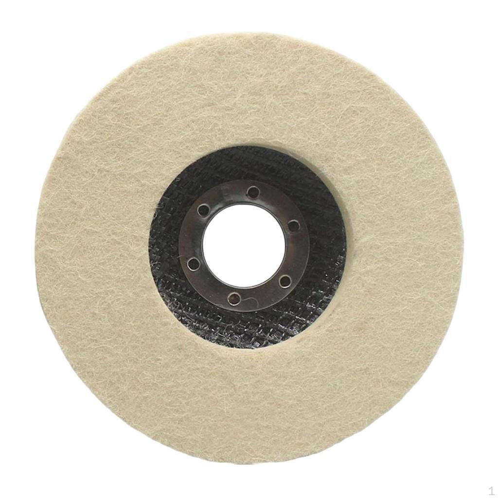 Felt Buffing Disc for Polishing, Round Pad Designed Metal and Glass Use