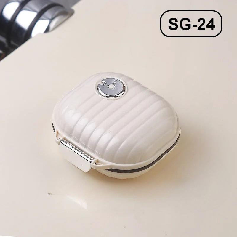 Wholesale waterproof 7-day pill storage box Organizer Medicine Small Mini pill box Plastic cutter Weekly portable pill box