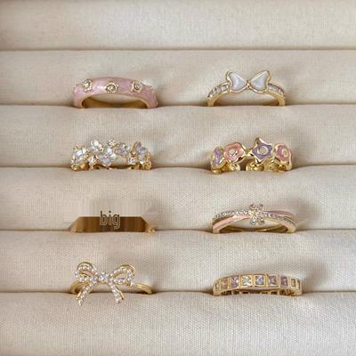 2025 Women's Elegant Niche Flower Bow Party Ring