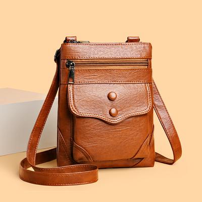 Borse a tracolla piccole in pelle PU alla moda per le donne 2024 Borsa a tracolla laterale invernale Borsa a tracolla Bolsas da donna Borse e borsette per telefono