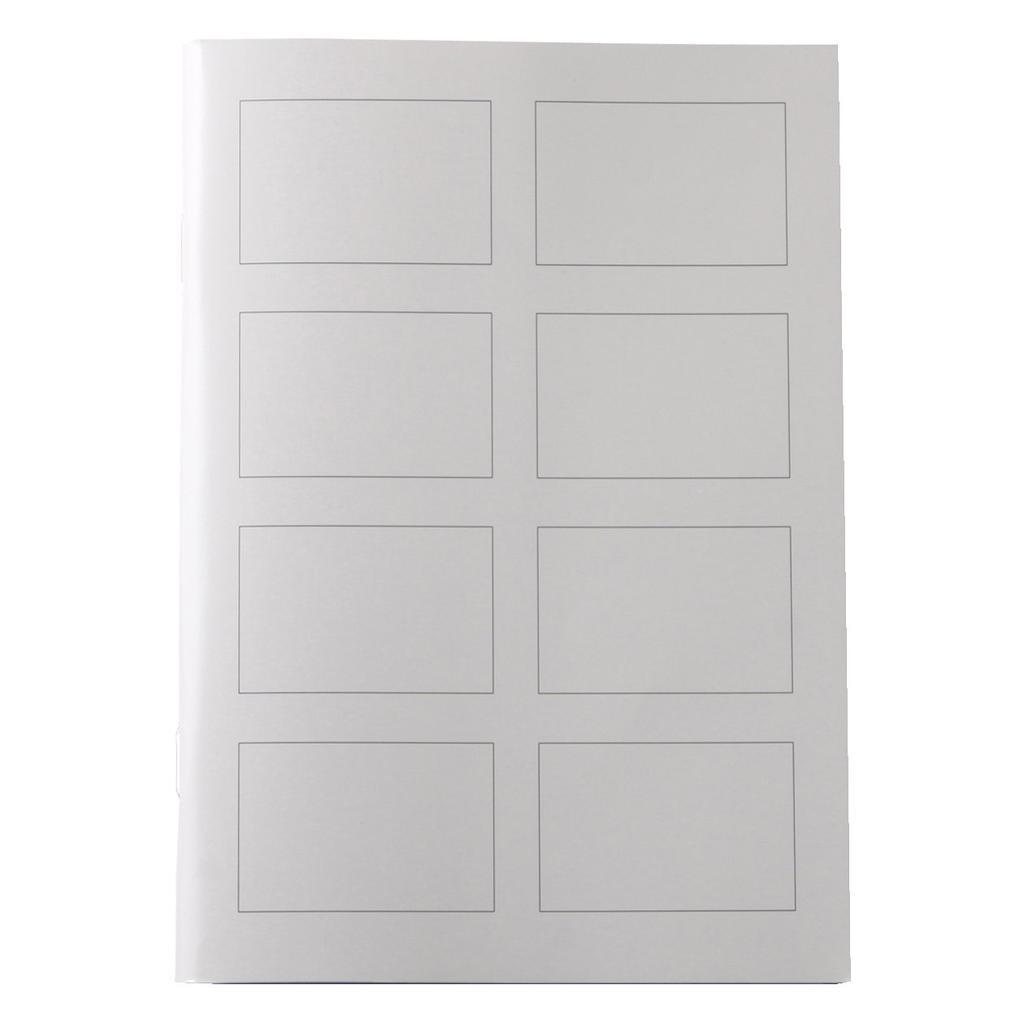 MUJI Recycled Paper Weekly Magazine Notebook 88 Sheets 4-Panel - Mini, A5,