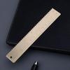 W89C 15cm Brass Straight Ruler Cartography Painting Measuring Student