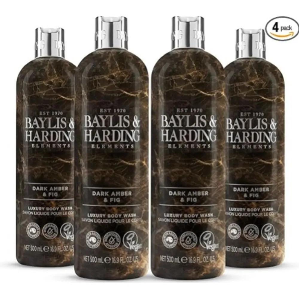 Гель для душа Baileys & Harding Dark Amber Fig 500 мл x 4 Веганский