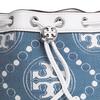 Tory Burch T Monogram Quilted Drawstring Bucket Bag Women Bags Pearl-Blue 149178-400
