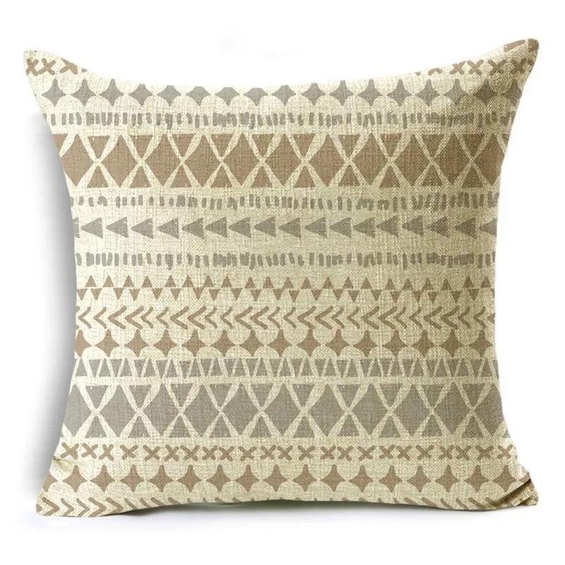 The Same Color Stitching Series Pillow Cover Creative Geometric Sofa Bay Window Bedside Cushion Cover 40*40cm/45*45cm/50*50cm