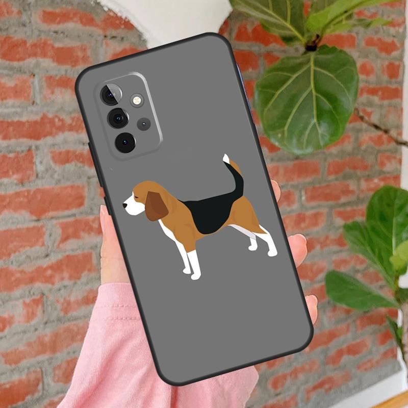 Beagle Puppy Dog Case For Samsung Galaxy A55 A35 A25 A15 A53 A33 A13 A51 A71 A12 A32 A52 A14 A34 A54 Cover