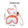 PU Leather Corgi Keychain Cute Dog Accessory Decoration Lightweight PU Craft Pendant For Daily Bag Styling