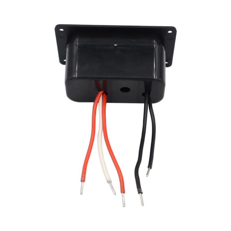 3 Way Fused Marine Bilge Pump Switches Panel 12V Manual-Off-Auto Toggle Switches Panel with LED Indicator Light for Yacht
