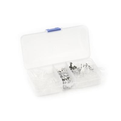 120Pcs Car Male Female Spade Connector Wire Crimp Terminal W// Insulating Sleeves