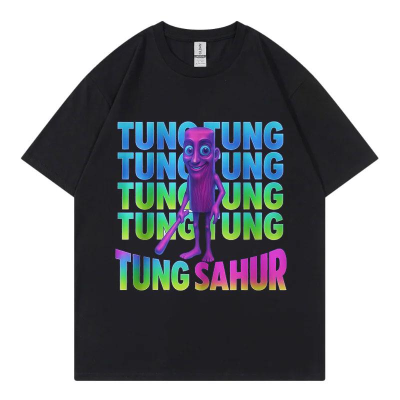 

Funny Tung Tung Tung Sahur Italian Brainrot Meme T-shirt Harajuku Y2k Short Sleeve T Shirt Men Women Fashion Summer T-shirts 3XL