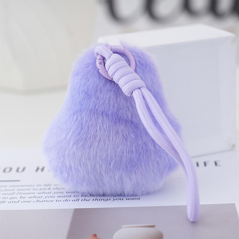 Avocado Plush Pendant Keychain - Cute Hanging Ornament Doll for Bags