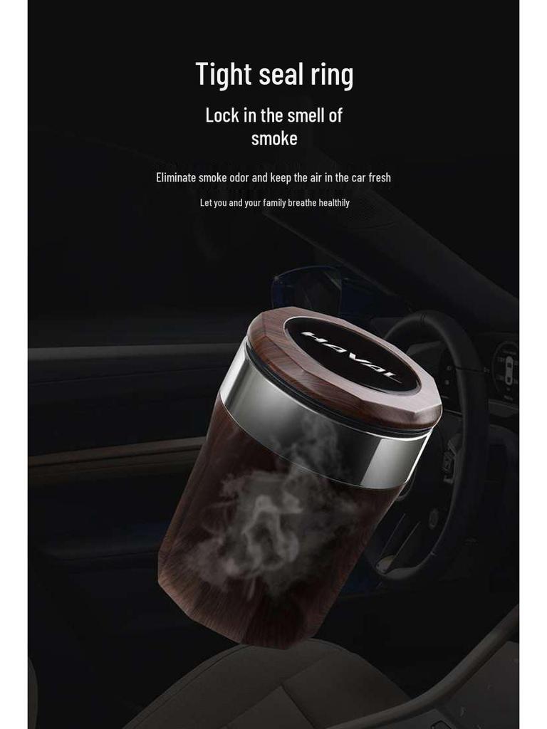 Flame Retardant Ashtray for Haval Cool Dog F7, Shenshou M6, Chitu - Car Interior Accessory