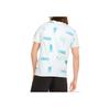Puma All Over Logo Breathable Crew Neck Short Sleeve T-Shirt Men Tops White 671732-02