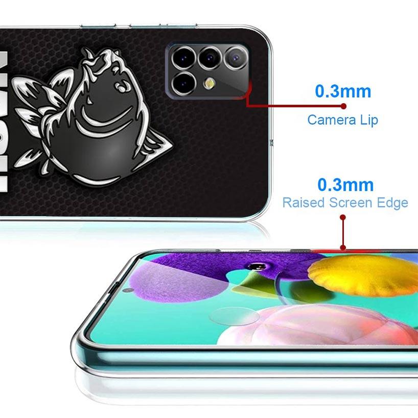 Nash Fishing Art Case Phone Cover for Samsung Galaxy A17 A16 A15 A14 A13 A56 A55 A54 A53 A36 A35 A34 A33 A26 A25 A24 A23 A05S Ga