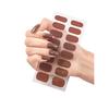 1 Set Nail Polish Strips Stickers 24 Fingers Full Wrap Self Adhesive Gel Nail Strips Art Decals for Women DIY Decor