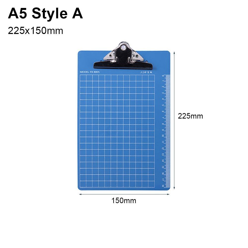 1Pcs Blue Writing Clipboard A4/A5/A6 Menu Bill Folder Writing Pad Board Paper Ticket Storage