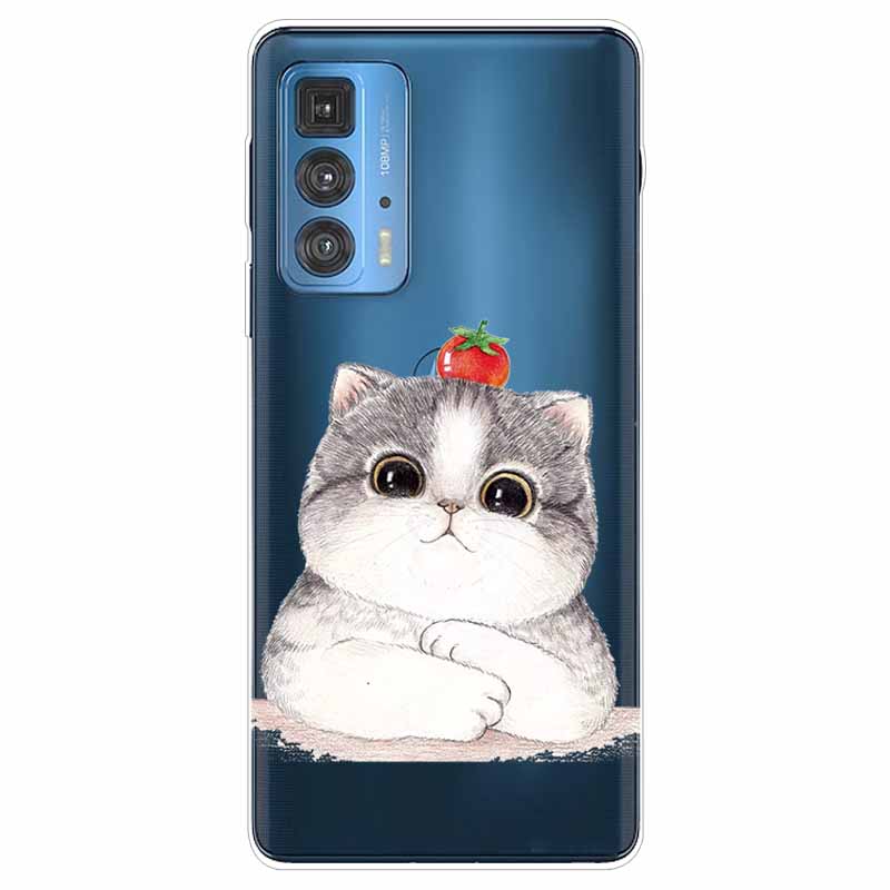 Für Motorola Moto Edge 20 Pro Lite 5G Hülle Silikon Weich Transparent Hülle für Moto Edge20 Fusion Pro Handyhülle Transparent TPU Hülle