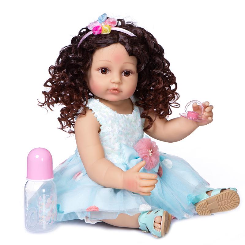 NPK Genuine 55CM Waterproof Full Silicone Reborn Baby Doll