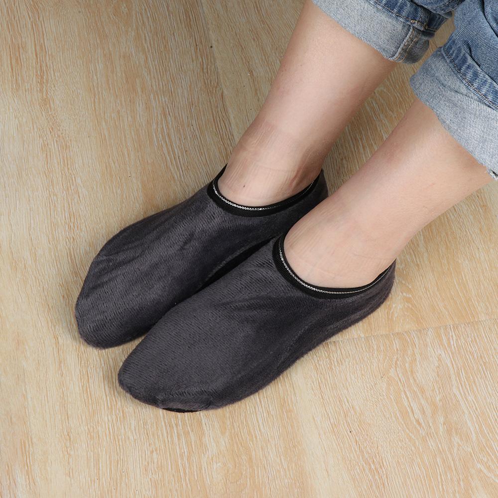 Casual Men Women Antislip Bedroom Floor Socks Thermal Socks Thicken Velvet Winter Warm