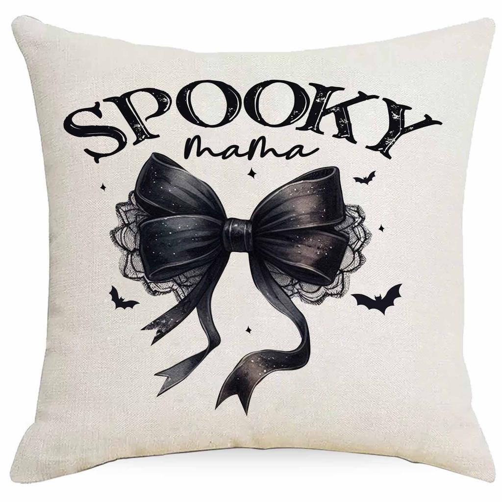 Nytt Halloween Häxlinje Kuddfodral Hem Vardagsrum Kontor Soffa Bilbarnstol