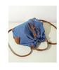 High-End Retro Denim Patchwork Drawstring Shoulder Bag (2025 Design)