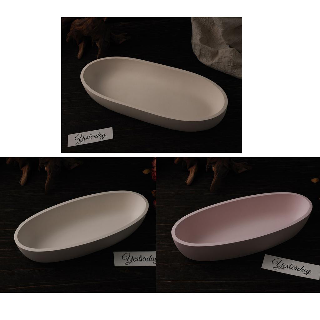 DIY Aufbewahrungstablett Form Einfache Bootsform Resin Gussform Gipsbehälterform DIY Kleine Schale Resin Kunstwerkzeug