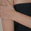 Silver Dot Chain Bracelet