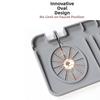 Anti-Slip Sink Splash Pad Unilateral Side Hole Kitchen Sink Draining Pad  Countertop Use