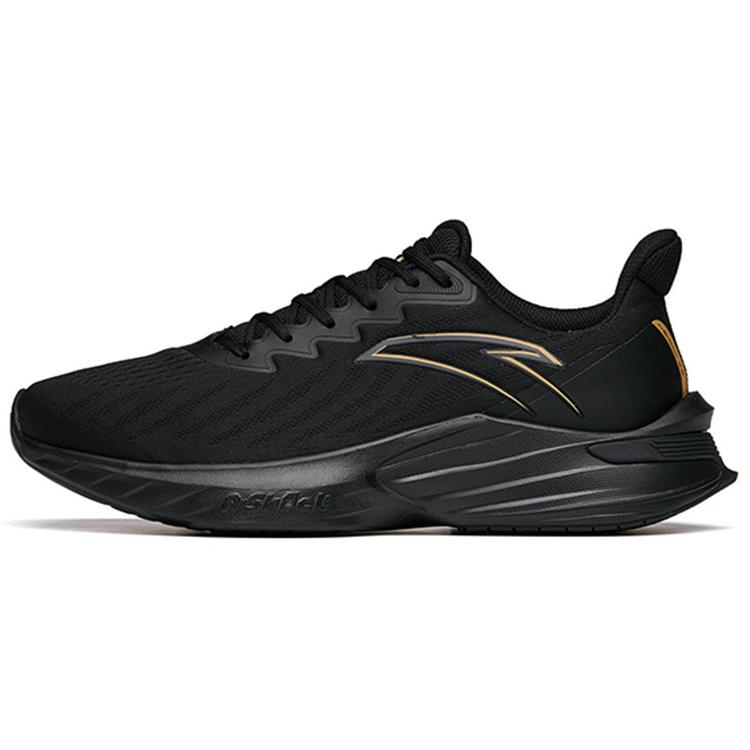 

Anta DuCi1 Comfortable Cushioning Slip Resistant Abrasion Resistant Breathable Low top Running Shoes Men s Black 112215520-1 44.5