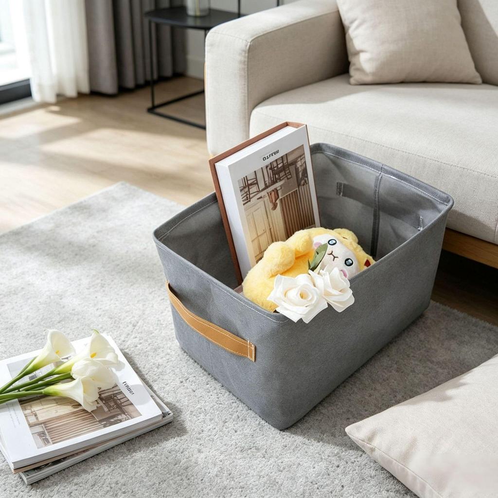 Yuzhe Foldable Storage Basket for Clothes and Pants - Thickened Wardrobe Organizer Box